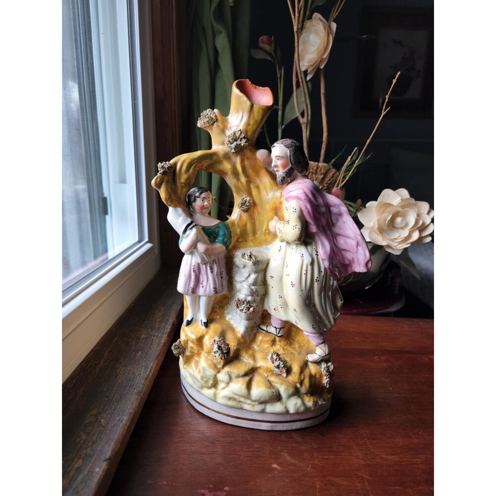 Antique Staffordshire Spill vase | Mantle Figurine | Victorian 19th c.